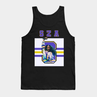 SZA - Vintage - Purple/Yellow Tank Top